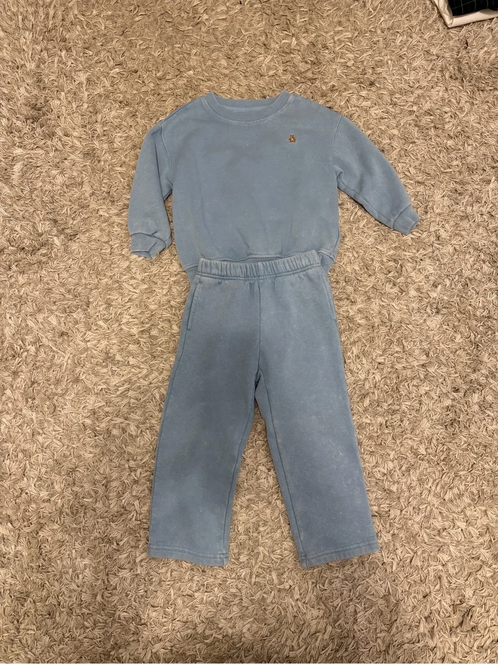 GAP Light Blue Kids Sweatshirt & Jogger Set